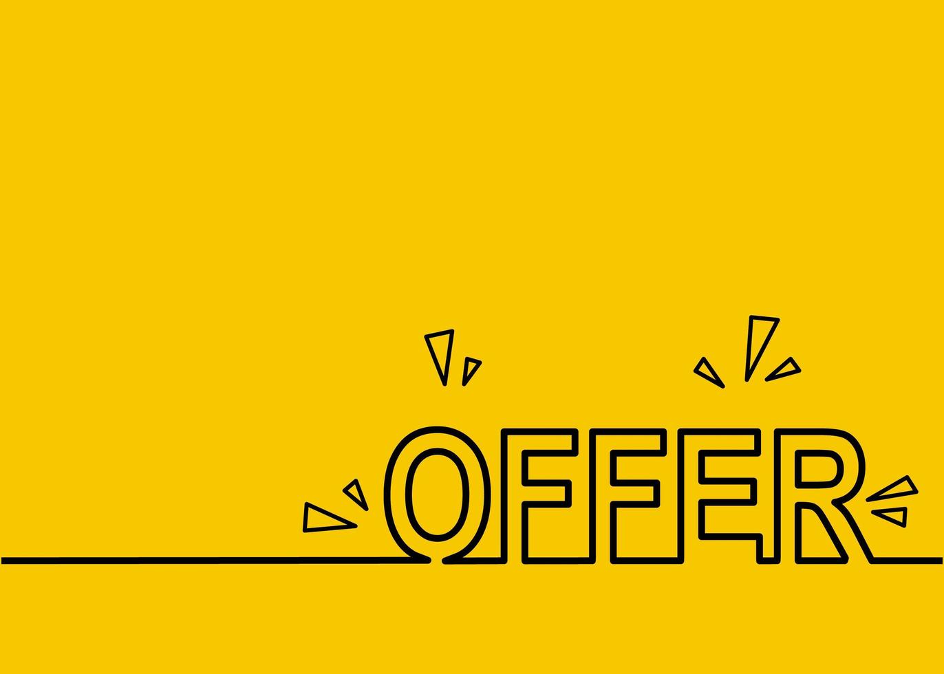 offer-on-line-background-vector